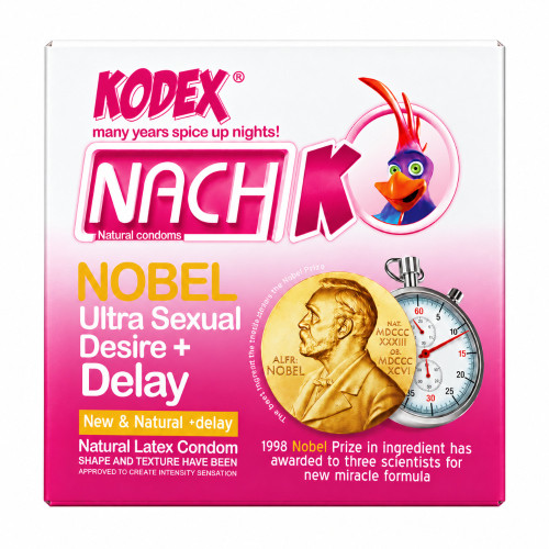 کاندوم ناچ کدکس مدل Nobel بسته 3 عددی