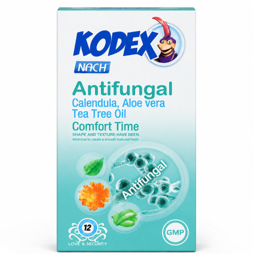کاندوم کدکس مدل Antifungal بسته 12 عددی