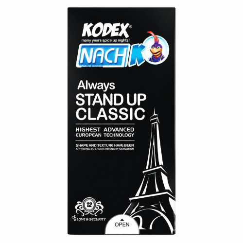 کاندوم کدکس مدل Stand Up Classic بسته 12 عددی