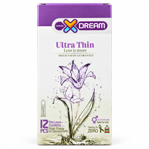 کاندوم ایکس دریم مدل Ultra Thin بسته ۱۲ عددی