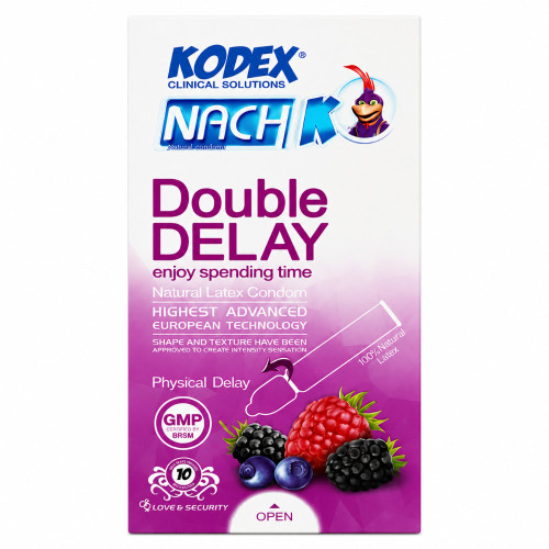 کاندوم تاخیری دابل دیلی ناچ کدکس Double Delay بسته ۱۰ عددی