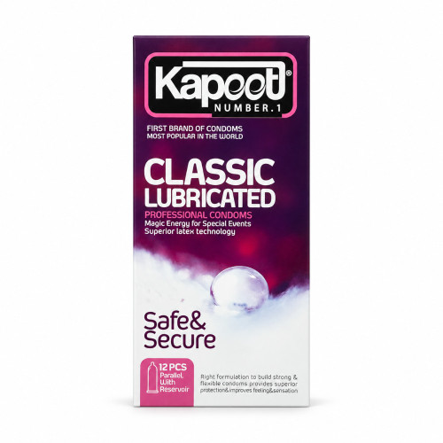 کاندوم کاپوت مدل Classic Lubricated بسته 12 عددی