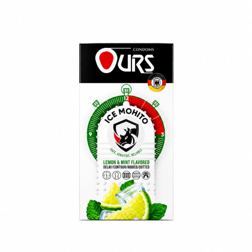 کاندوم اورز مدل Ice Mohito بسته 12 عددی