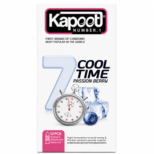 کاندوم تاخیری کاپوت کول تایم Cool Time بسته ۱۲ عددی